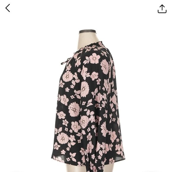 Social Standing by Sanctuary Floral Blouse Size XL - Picture 4 of 9